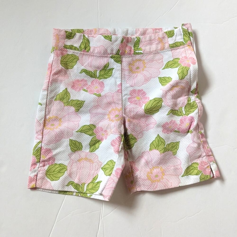 Janie And Jack Shorts Girls Sz 2T Floral 2012